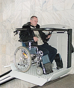Plataformas inclinadas discapacitados